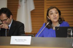 Carmen Vela, Secretaria de Estado de I+D+I en el Foro Nacional de Política de Investigación