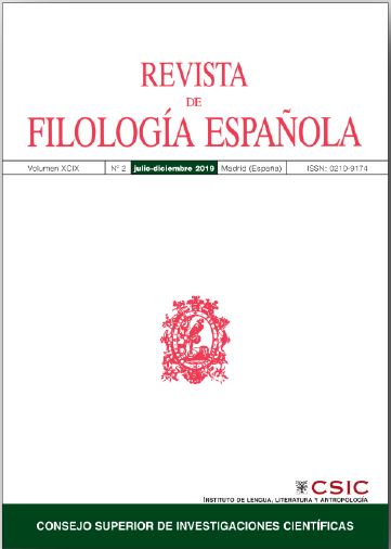 La "Revista de Filología Española" publica el Vol. 102 Núm. 2  (2022)