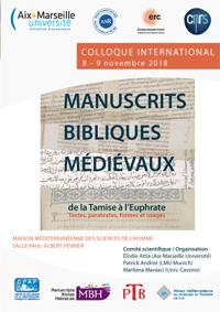 Coloquio Internacional "Manuscrits bibliques médiévaux"