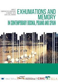 Taller de Debate UNREST: "Exhumations and Memory in Contemporary Bosnia, Poland and Spain"