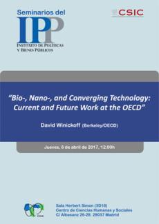 Seminario IPP: "Bio-, Nano-, and Converging Technology: Current and Future Work at the OECD”