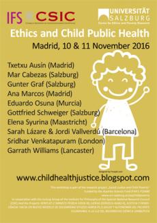 Research Workshop on "Ethics and Child Public Health"