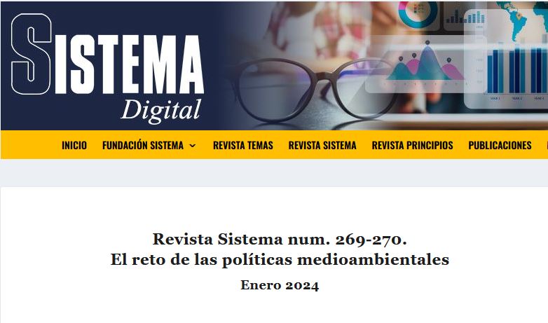 Emilio Muñoz (IFS-CSIC) coedita, junto con Antonio Serrano, el monográfico de la revista Sistema que lleva por título ‘El reto de las políticas medioambientales’