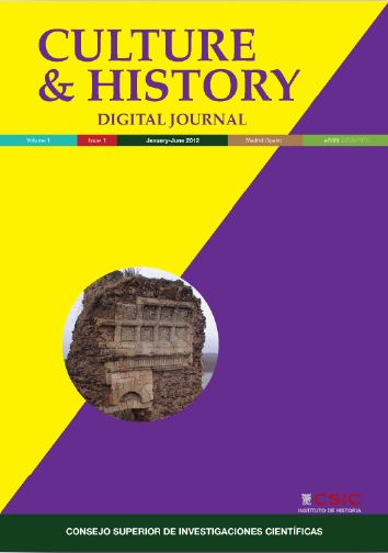 Culture & History Digital Journal covered from now on by Scopus/Elsevier Portada de la revista