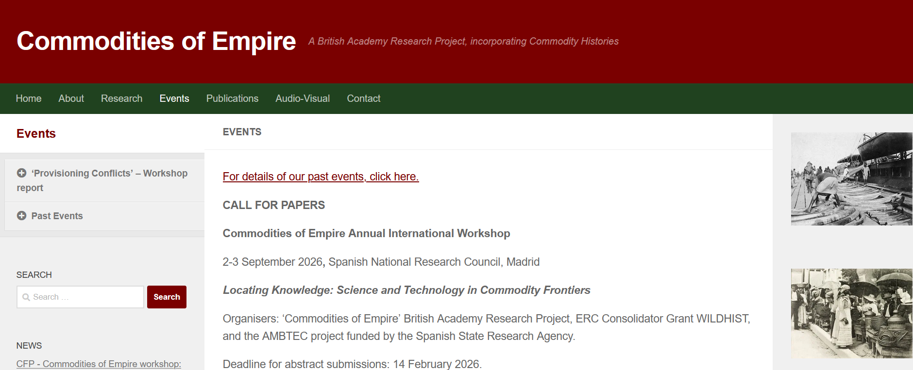 Commodities of Empire 2026