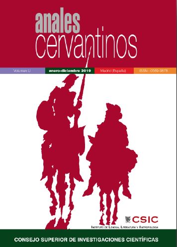 "Anales Cervantinos", revista del ILLA, publica el Vol. 48 de 2016 Portada de la revista