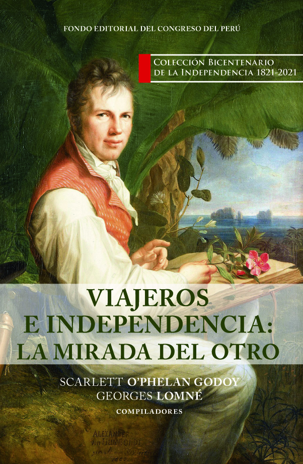 Manuel Lucena Giraldo (IH) coautor del libro "Viajeros e Independencia. La mirada del otro" Portada del libro