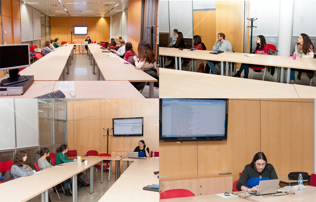 Visita de los estudiantes del Máster Universitario de Filología Clásica (UAM-UCM- UAH) al Departamento de Estudios Griegos y Latinos