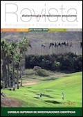 Cubierta de la Revista Dialectología y Tradiciones Populares Cubierta de la Revista Dialectología y Tradiciones Populares