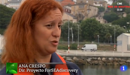 Ana Crespo (IH) nos sumerge en aguas de Ribadeo para descubrir la arqueología marina Ana Crespo (IH)