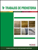 La revista "Trabajos de Prehistoria" publica el Vol. 75, nº 2 de 2018 Portada de la revista