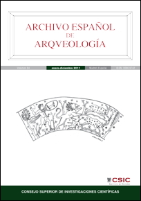 Disponible el Vol 89 (2016) de la revista "Archivo Español de Arqueología" Portada de la revista