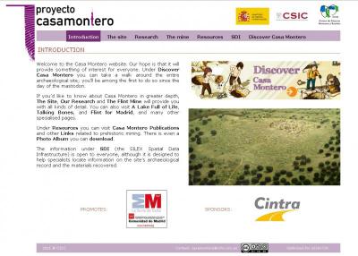 Web de Casa Montero