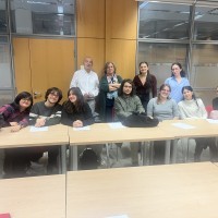 Un grupo de estudiantes del Master en Estudios Clásicos UCM-UAM-UAH visita el Diccionario Griego-Español del ILC