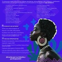 Recepción de propuestas para el Ciclo de Conferencias: "Desde las periferias: represiones, representaciones y resistencias de las mujeres afrolatinas, afrocaribeñas y de la diáspora".