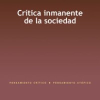 José Antonio Zamora (IFS) coeditor y coautor del libro "Crítica inmanente de la sociedad" Portada del libro