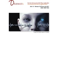 DILEMATA. Revista Internacional de Éticas Aplicadas publica el número 34 de 2021 Portada de la revista