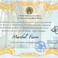 Maribel Fierro ha sido nombrada miembro correspondiente de la  Académie tunisienne, des sciences, des lettres et des arts Beït al-Hikma Maribel Fierro ha sido nombrada miembro correspondiente de la  Académie tunisienne, des sciences, des lettres et des arts Beït al-Hikma