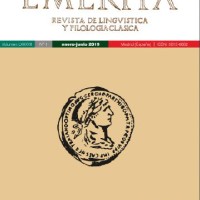 La revista "Emerita" del Instituto de Lenguas y Culturas del Mediterráneo y Oriente Próximo publica el Vol 88, nº 1 de 2020 Portada de la revista