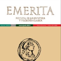 La revista "Emerita" del Instituto de Lenguas y Culturas del Mediterráneo y Oriente Próximo publica el Vol 87, nº 2  de 2019 Portada de la revista