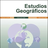 La revista "Estudios Geográficos" publica el Vol 80, nº 286 de 2019 Portada de la revista