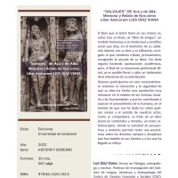 Se publica el libro "Salvajes de acá y de allá. Memoria y relato de nos-otros. Liber Amicorum de Luis Díaz Viana"