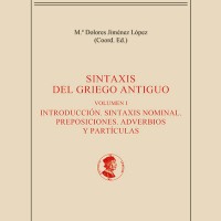 Daniel Riaño Rufilanchas (ILC) coautor del libro “Sintaxis del griego antiguo" Portada del libro