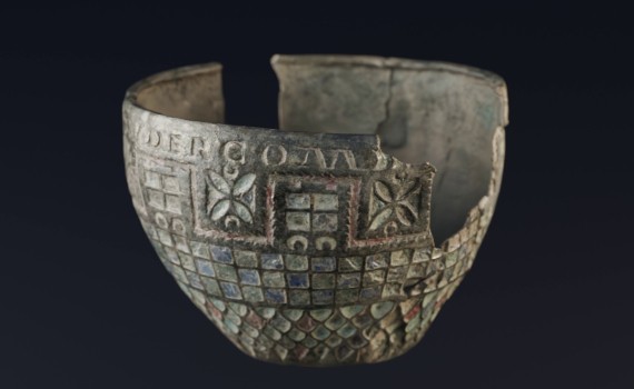 Un estudio identifica una copa romana hallada en Soria como un ‘souvenir’ del siglo II procedente del Muro de Adriano