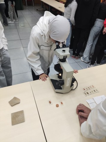 Alumnos del IES Los Olivos de Parla (Madrid)