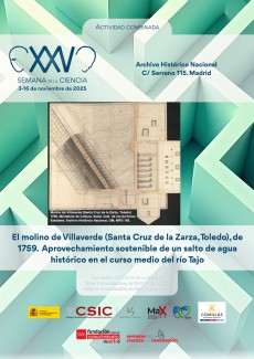 Molino de Villaverde (Santa Cruz de la Zarza, Toledo) 1759. Ministerio de Cultura, Subd. Gral. de los Archivos Estatales. Archivo Histórico Nacional, OM, MPD 155
