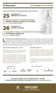 XXVIII Conferencias Aranguren de Filosofía: "El porvenir de la cultura"