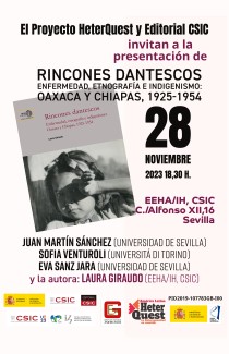 Presentación del libro 'Rincones dantescos' de Laura Giraudo (EEHA-IH)