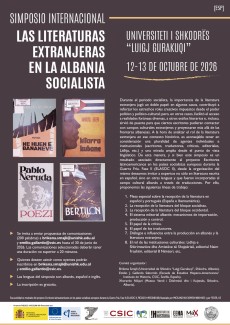 Simposio internacional "Las literaturas extranjeras en la Albania Socialista" (convocatoria)