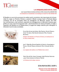 Ciclo de conferencias «La arquelogía en el CSIC»