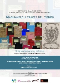 Seminario C.L.A.S.I.C.O.S.: "Maquiavelo a través del tiempo."