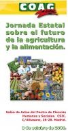 Jornada Estatal sobre: "el futuro de la agricultura y la alimentación"