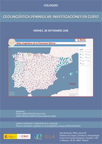 Coloquio Geolingüística Peninsular: Investigaciones en curso