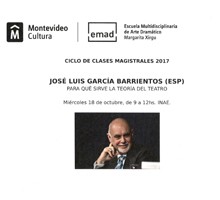 Conferencia "Para qué sirve la teoría del teatro"