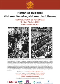 Simposio "Narrar las ciudades. Visiones literarias, visiones disciplinares"