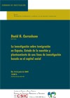 Seminario CIP: «La investigación sobre inmigración en España. Estado de la cuestión y planteamiento de una línea de investigación basada en el capital social»