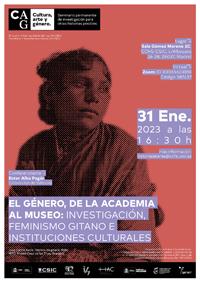 Seminario permanente «Cultura, Arte y Género»: "El género, de la academia al museo: Investigación, feminismo gitano e instituciones culturales"
