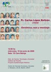 Seminario de Epistemología Histórica: “Genómica, raza y mestizaje”