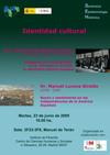 Seminario de Epistemología Histórica: "Identidad cultural"