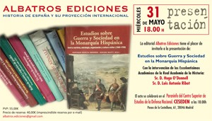 Presentación del libro "Estudios sobre Guerra y Sociedad en la Monarquía Hispánica. Guerra marítima, estrategia, organización y cultura militar (1500-1700)", de Enrique García Hernán y Davide Maffi (Eds.)