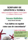 Seminario de Lingüística Teórica LyCC: "Los dativos en español como caso de concordancia"