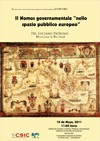 Seminario permanente «Justicia Intercultural»: Il Nomos governamentale "nello spazio pubblico europeo"