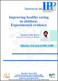 Seminario IPP: "Improving healthy eating in children: Experimental evidence"