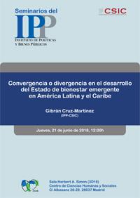 Seminario IPP:  "¿Convergencia o divergencia en el desarrollo del Estado de bienestar emergente en América Latina y el Caribe?"