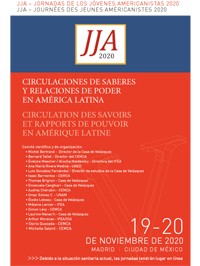 Jornadas de los Jóvenes Americanistas 2020 "Circulación de saberes y relaciones de poder en América Latina"