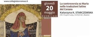 Conferencia "La controversia su Maria nelle traduzioni latine del Corano"